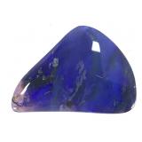 Polished Black Opal Stone 23x18mm 9Ct