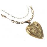 14K Heart Locket & 2 Necklaces 7.1g TW