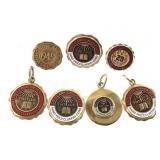 10K Sig Clark University Pins Charms+ 19.6g TW
