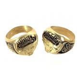 2 Chicago Bulls 1992 World Champion Rings