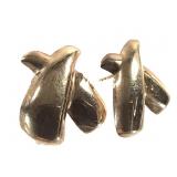 14K Earrings .9g TW