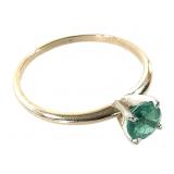 14K Peridot Ring 1.5g TW Sz 8