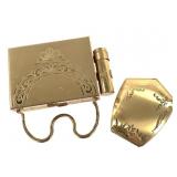 Vtg Art Deco Make-up Purse & Compact