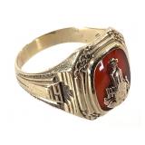 10K Class Ring 5.4g TW Sz 7 1/2