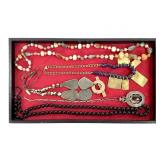 5 Stone & Metal Necklaces Up to 32" L