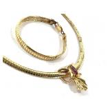 Sterling Necklace Slide Bracelet 42.6g TW