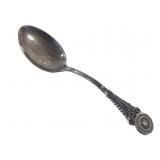 Sterling Indiana University Souvenir Spoon 11.1g
