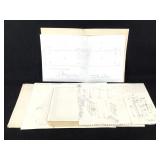 Wm Itter Drawings, Plans f/ Furniture & Fixtures