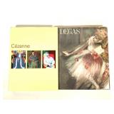 2 Large Art Books - Degas & Cezanne and Beyond