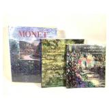 3 Art Books on Monet - Years At Giverny +