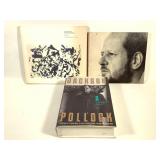 3 Books on Jackson Pollock - Paintings Drawings +