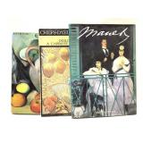 3 Art Books - Manet Cezanne +