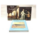 3 Art Books - Delft Masters Borch & Landscapes