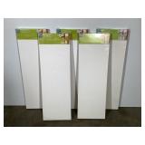 5) 12" x 36" Gallery Wrapped Heavy Duty Canvases