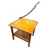 Industrial-Sized Wooden Paper Cutter Table