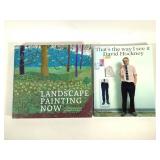 2 Art Books on Landscapes & David Hockney