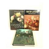 3 Art Books - Rousseau Fantin Latour
