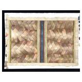 Wm Itter Watercolor Study Painting Leaf & Stripes