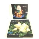 2 Art Books - Manet & Martin Johnson Heade