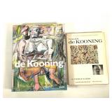2 Art Books on Willem de Kooning w MoMA