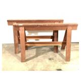 2 Wooden Saw Horses