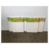5) 18" x 24" Gallery Wrapped Heavy Duty Canvases