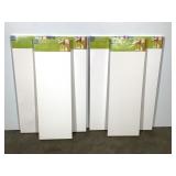 6) 12" x 36" Gallery Wrapped Heavy Duty Canvases