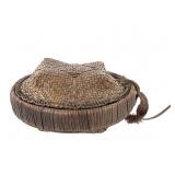 Kuba Lidded Basket Congo