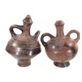 2 Teke or Tio Terracotta Vessels DRC