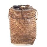Kuba Lidded Basket DRC