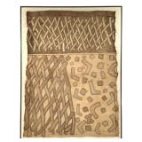 Kuba Bushoong Womens Wrapper Section Framed