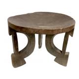 African Carved Wood Stool