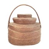 Lidded Basket Yaka or Neighboring Peoples DRC