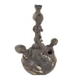 Luba Ceremonial Gourd Pipe DRC