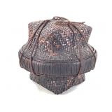 Congo Kuba Lidded Food Basket