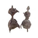 Pair Protective Fetish Figure Fali Cameroon