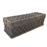 African Lidded Basket