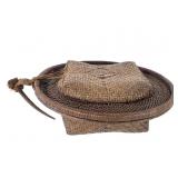 Kuba Lidded Basket Congo