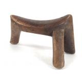 African Wooden Headrest