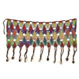 Kirdi Beaded Apron Cameroon w Open Weave