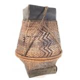 Kuba Lidded Storage Basket DRC