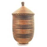 Tutsi Agaseke Lidded Basket Rwanda