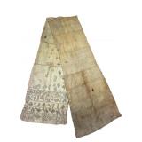 Kuba Raffia Cloth Wrapper w Patchwork DRC