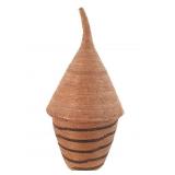 Tutsi Lidded Coiled Basket