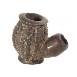 African Bronze Pipe Bowl