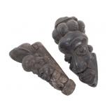 2 Terracotta Pipe Bowls Cameroon Grasslands