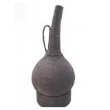 Cameroon Grasslands Palm Oil Basket Over Gourd
