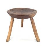 African Three Legged Wooden Stool
