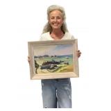 Framed Painting - B. M. Kummevy Ocean Landscape