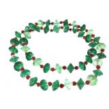 Bohemian Vaseline Glass Strand Uranium Green+